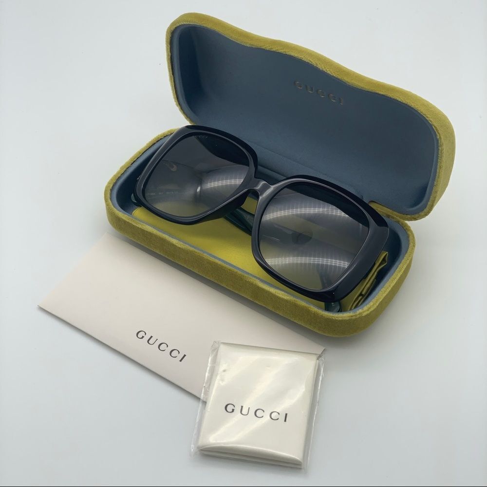 NEW GUCCI GG0714SA 001 Gradient Women Sunglasses - Picture 10 of 13